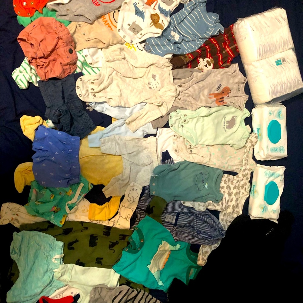 Summertime Newborn Boy Lot